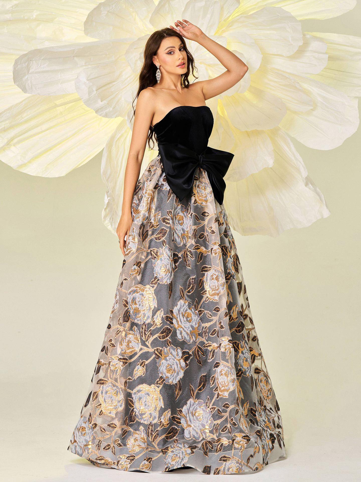Sleeveless Wrap Strappy Puffy Puffy Hem Dresses