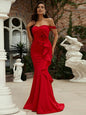 One-line Neck Sleeveless Temperament Dress
