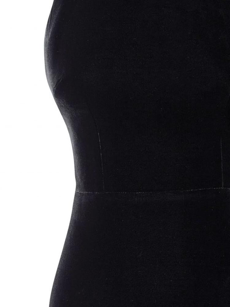 Halter Backless Elegant Velvet Small Dresses
