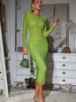 Super Shiny Diamond Full Hip Tight Dress
