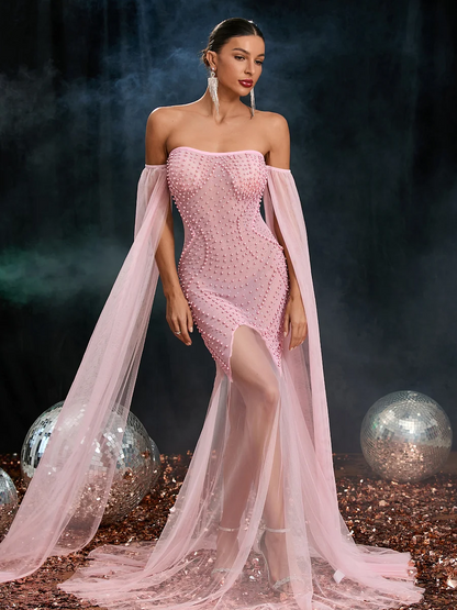 Mesh Sexy Sheath Dress