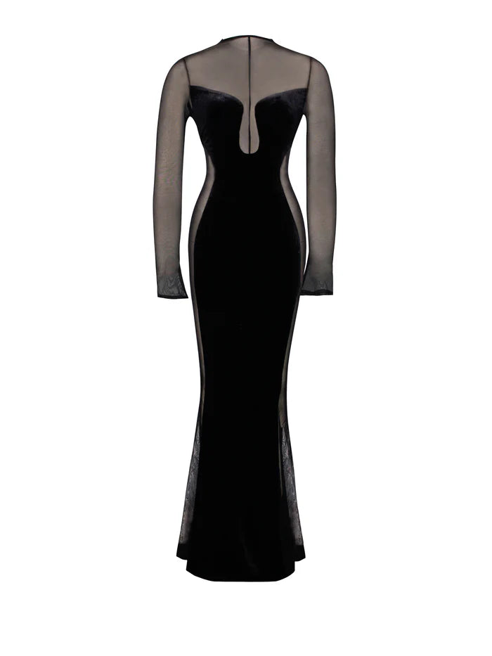 Sexy Cutout See-Through Dress
