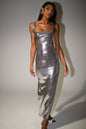 Sequin Cut Out Maxi Dress
