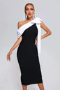 Bow-tie Off Shoulder Midi Dress