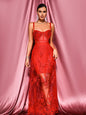 Sexy Halter Lace Bandage Dresses