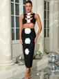 Sleeveless Bandage Dress With Cutouts