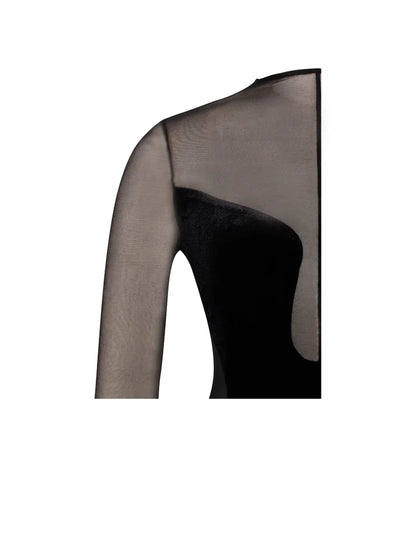 Sexy Cutout See-Through Dress