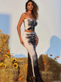 Slim Fit Hip-hugging Slit Skirt Suit Set