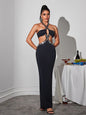 Vintage Diamonds Breasted Wrap Dress