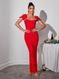 Diamante French Bandage Skirt Evening Dresses