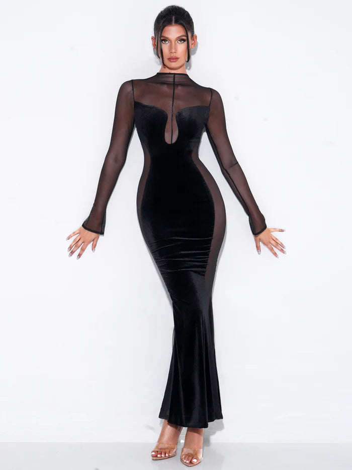 Sexy Cutout See-Through Dress