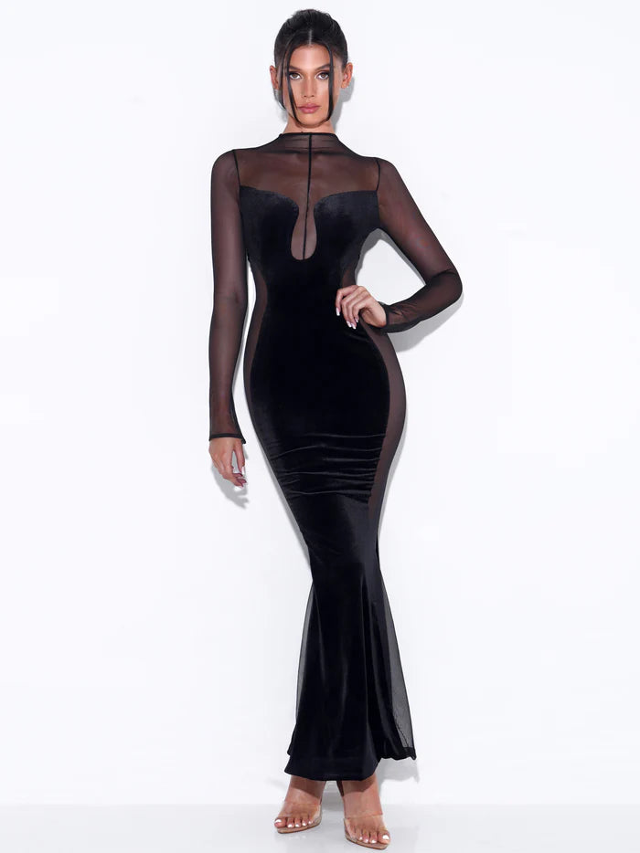 Sexy Cutout See-Through Dress