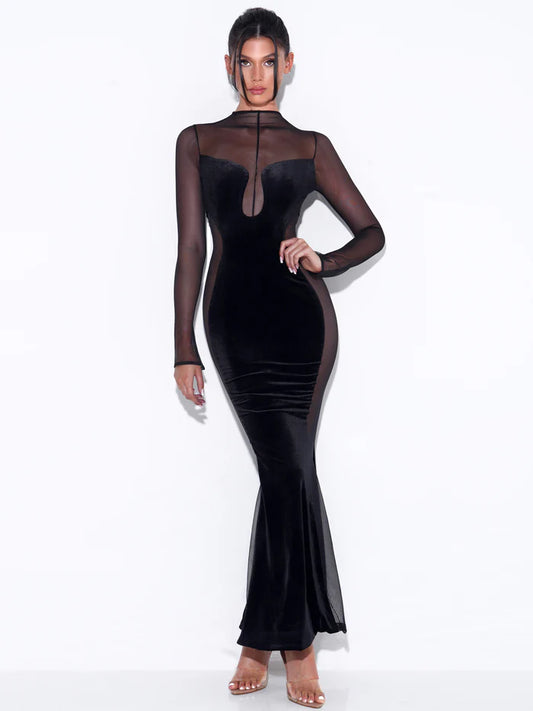 Sexy Cutout See-Through Dress