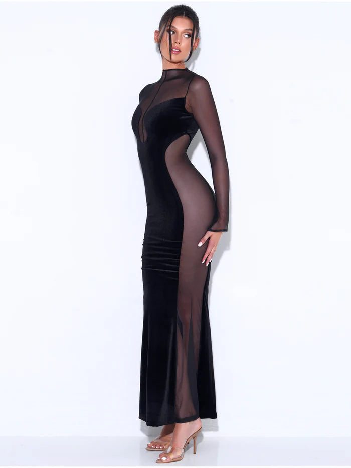 Sexy Cutout See-Through Dress