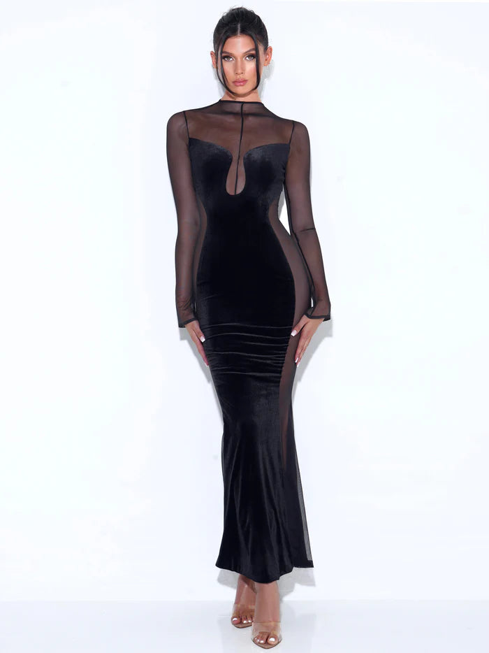 Sexy Cutout See-Through Dress