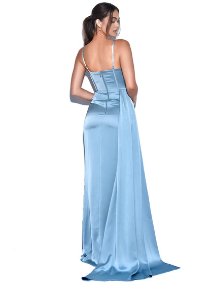 V-Neck Under Split Mid-Length High-End Gowns