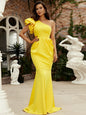 Chic Strapless Long Sleeve Evening Dress