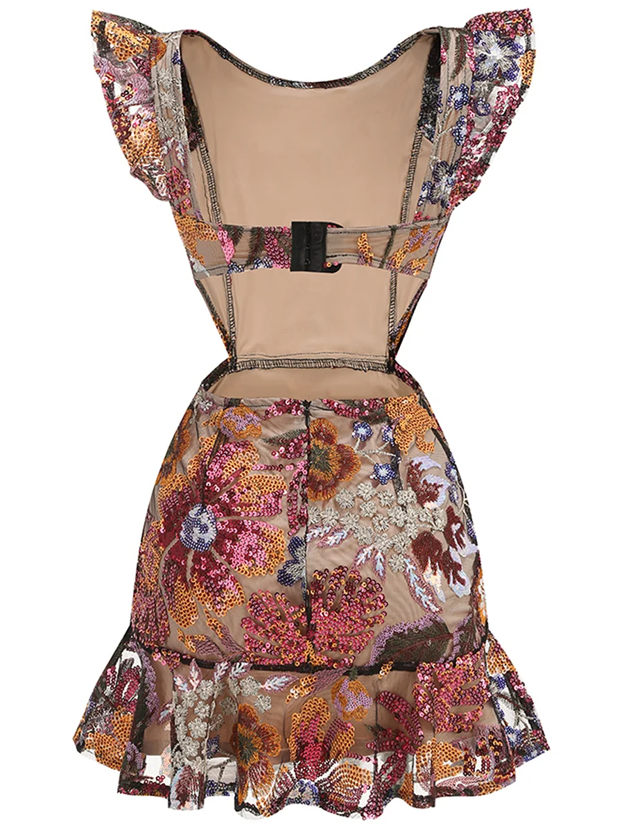 Three-dimensional Bead Embroidery High-end Gowns